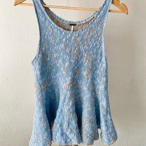 Free People Peplum Knit Tank
